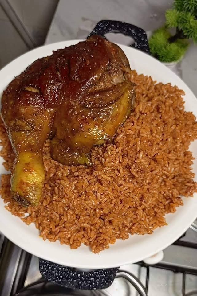 Jollof Rice with Chicken