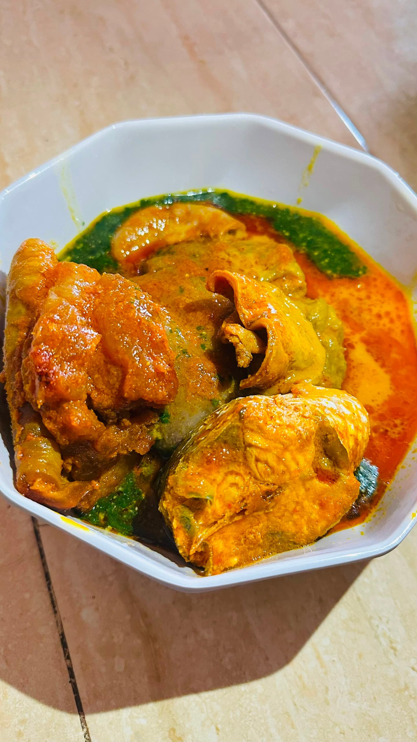 Amala with Ewedu and Gbegiri (Abula)